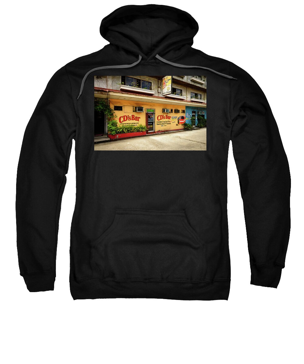 Landscape Sweatshirt featuring the photograph Cd's Bar by Michael Scott