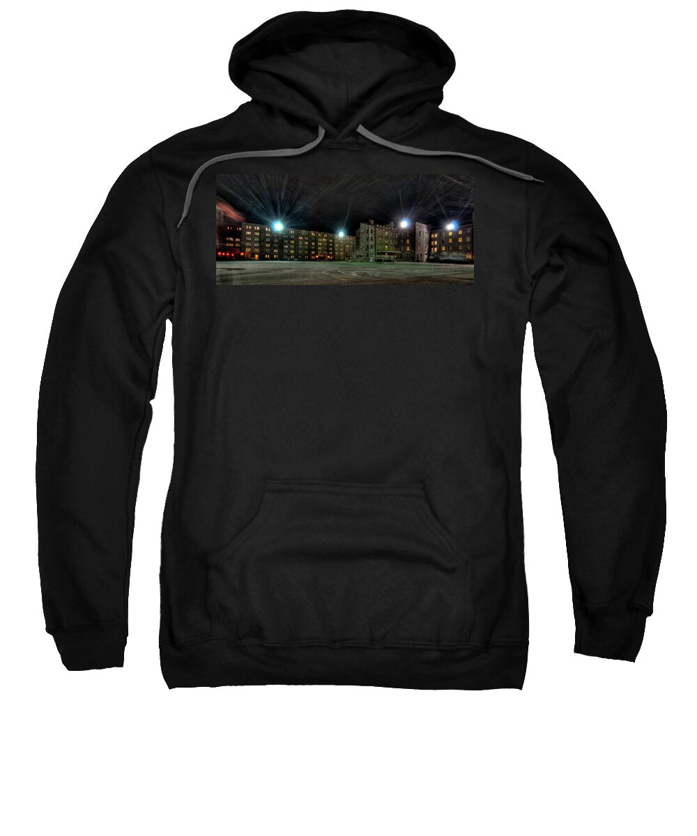 West Point Sweatshirt featuring the photograph Central Area at Night by Dan McManus