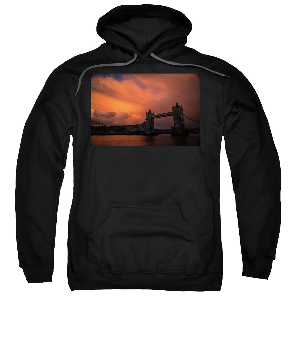 London Sweatshirt featuring the photograph Chasing Clouds by Alex Lapidus