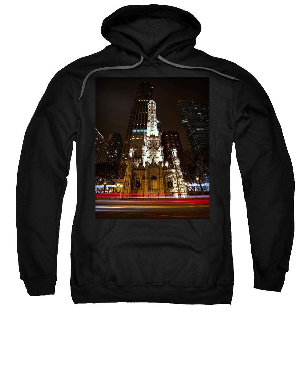 Chicago Sweatshirt featuring the photograph Chicago's Water Tower by Ryan Smith