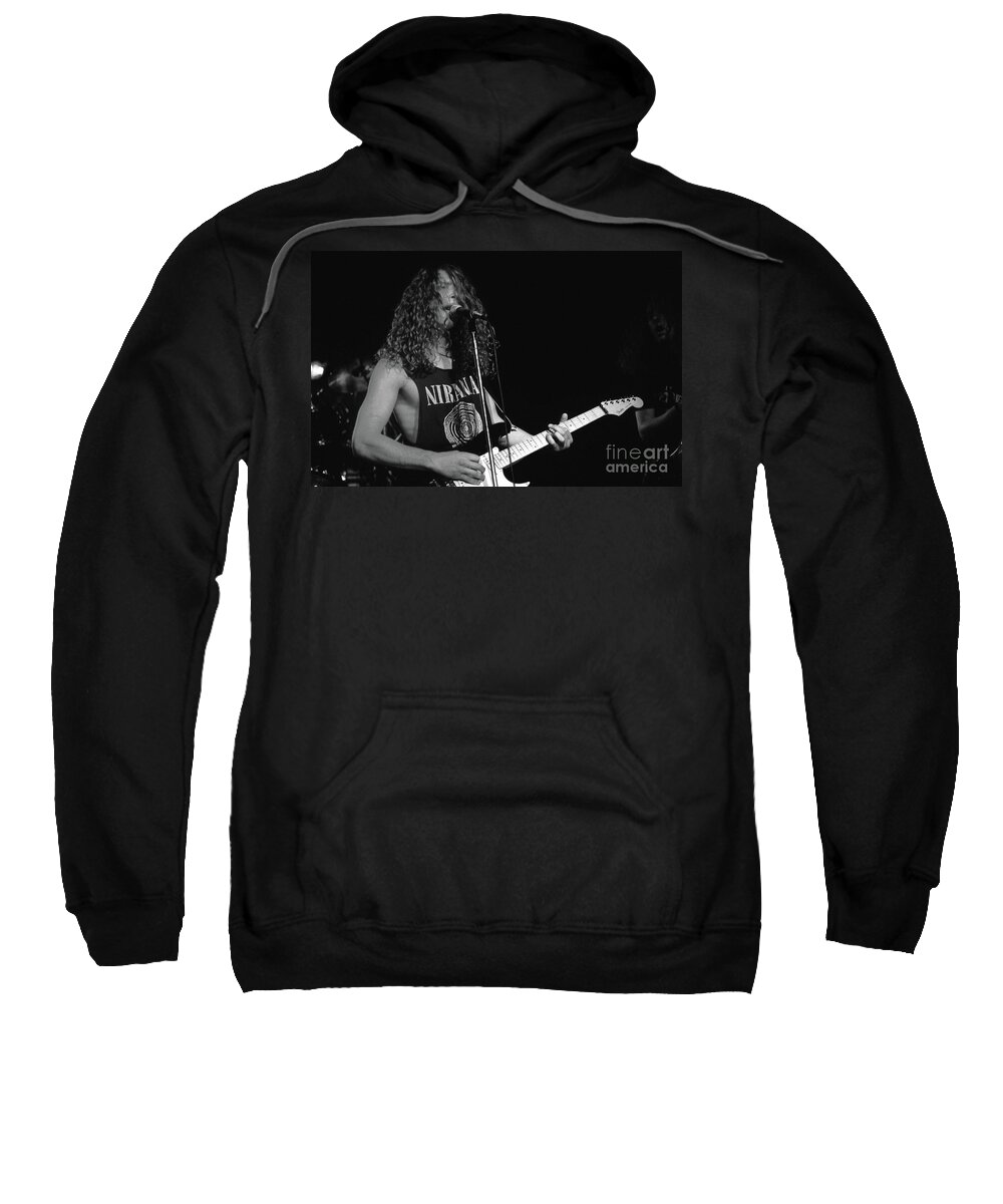 Chris Cornell Sweatshirt featuring the photograph Chris Cornell 1 by David Plastik