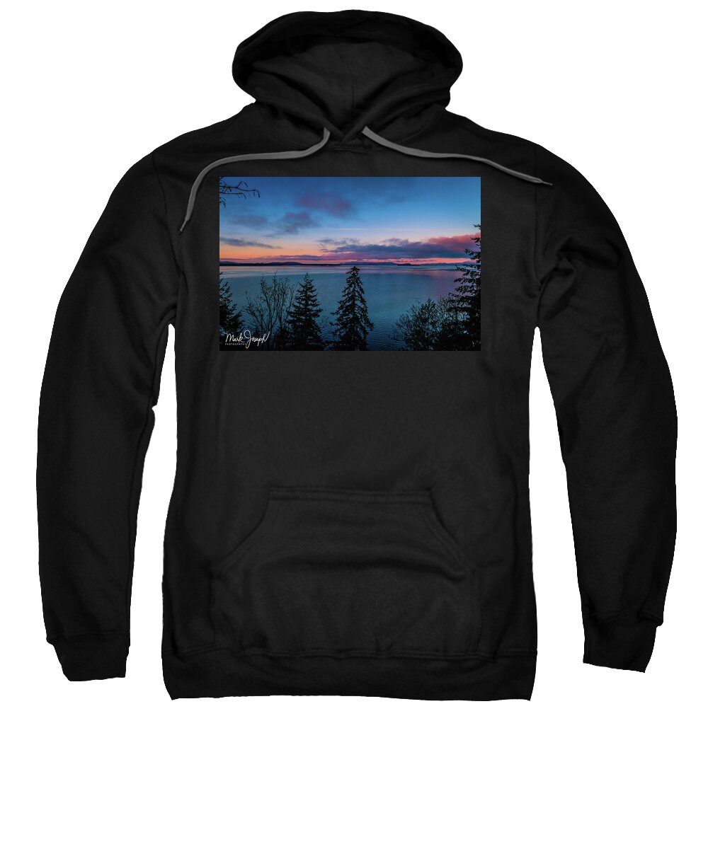 Sunrise Sweatshirt featuring the photograph Chuckanut Sunrise by Mark Joseph