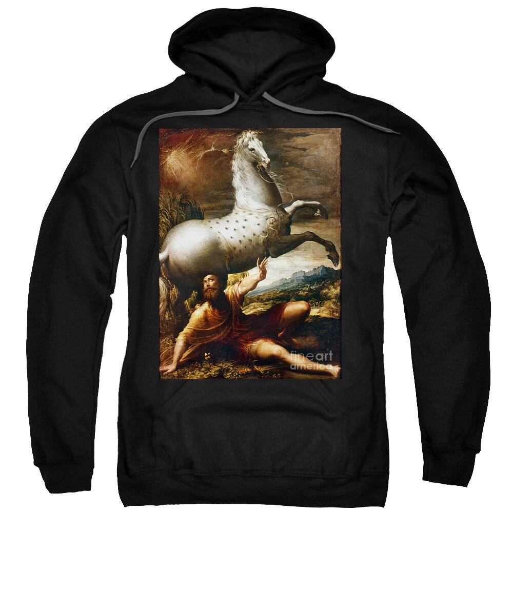 16th Century Sweatshirt featuring the painting Conversion Of St. Paul by Granger
