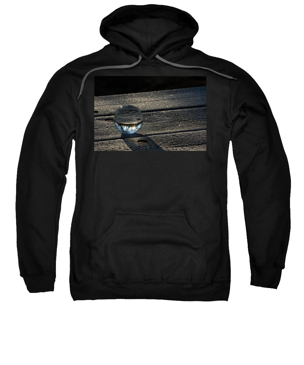 Sun Sweatshirt featuring the photograph Crystal Frost by Bob Cournoyer