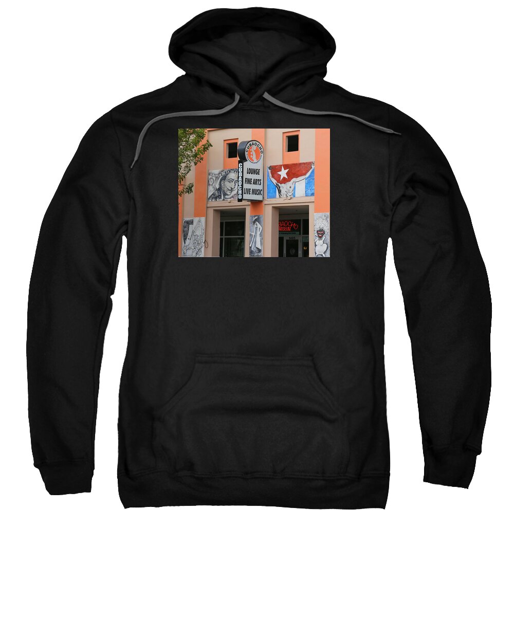 Calle Sweatshirt featuring the photograph Cubacho Lounge by Dart Humeston