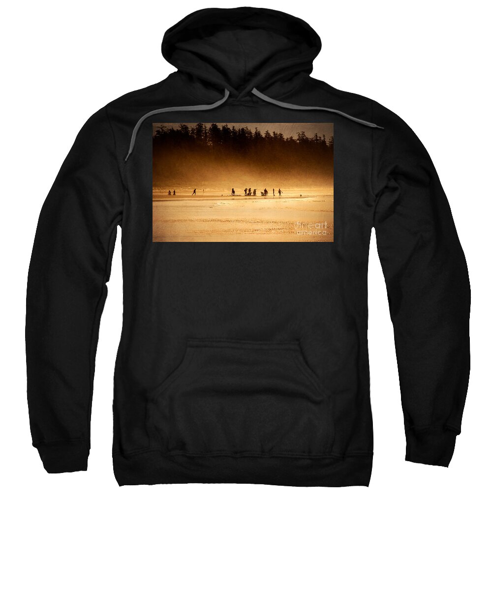 Beach Sweatshirt featuring the photograph Day at the Beach by Barry Weiss