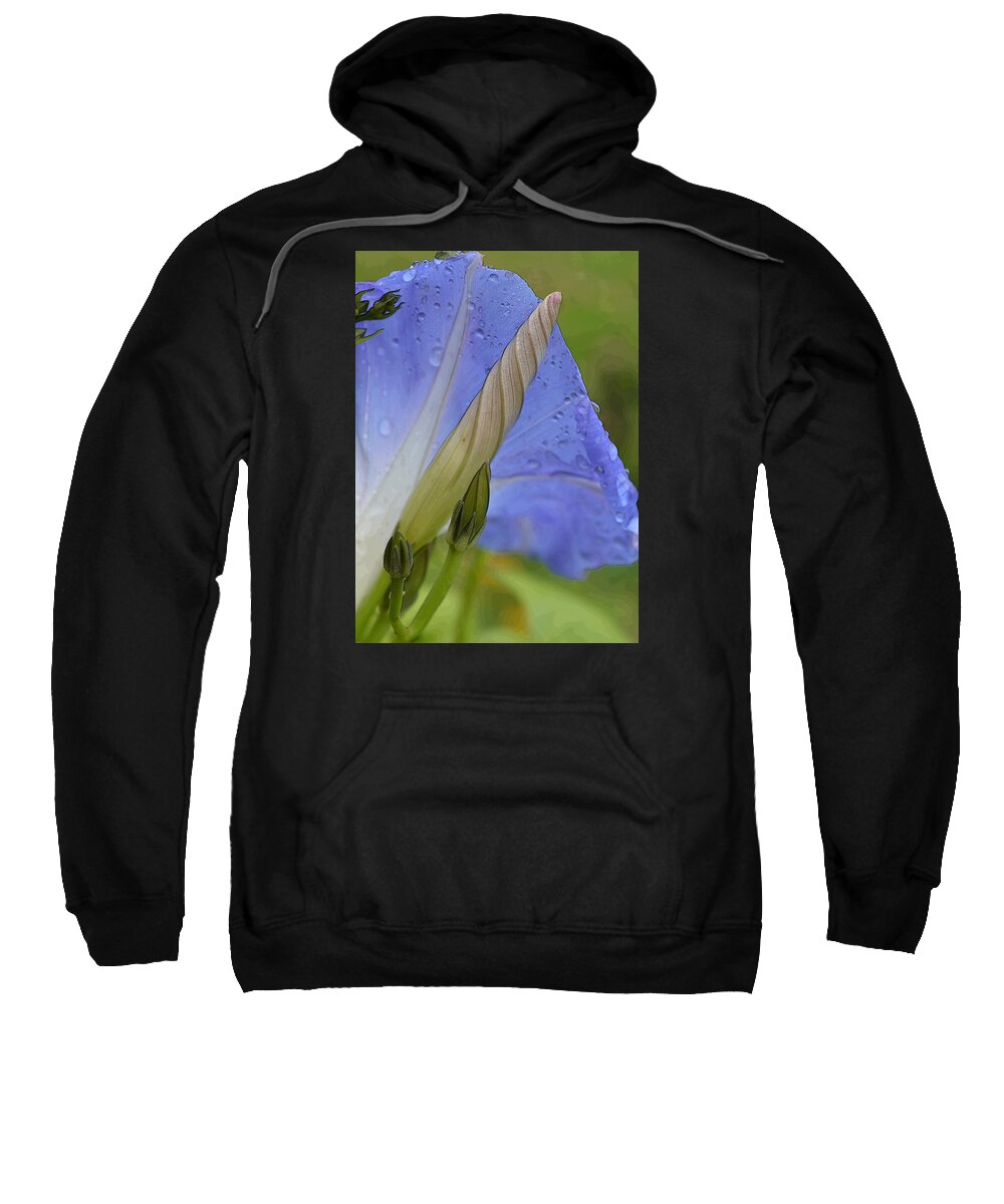 Macro Sweatshirt featuring the photograph Delicate Toxin by Char Szabo-Perricelli
