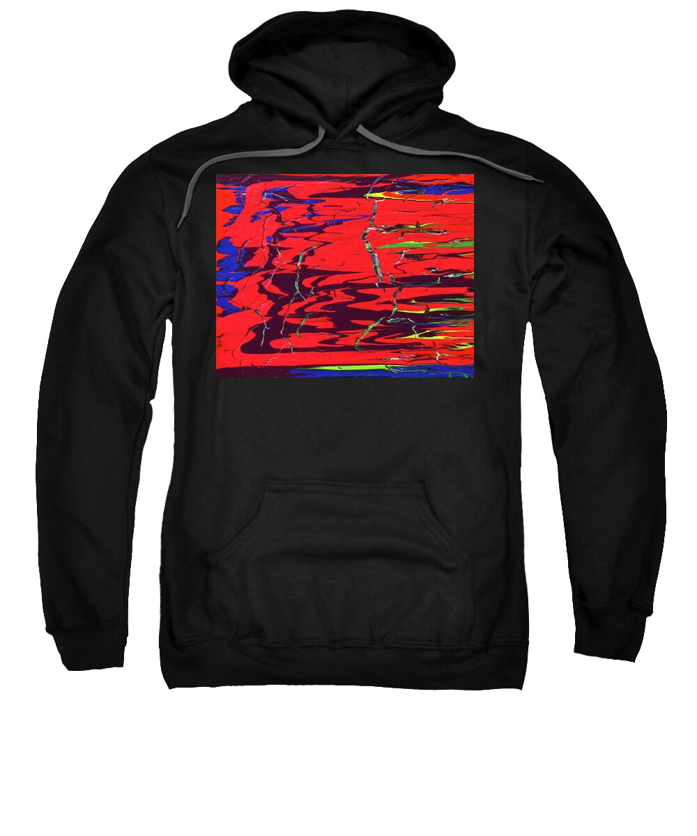Fusionart Sweatshirt featuring the painting Dichotomy by Ralph White