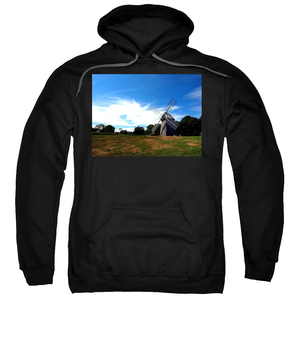 Windmill Sweatshirt featuring the photograph Don Quiotes Dragon by Bruce Gannon