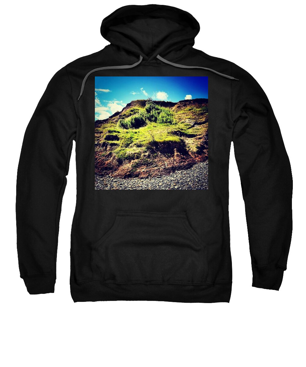 Nature Sweatshirt featuring the photograph Erosion In Slow Motion by Richard Atkin
