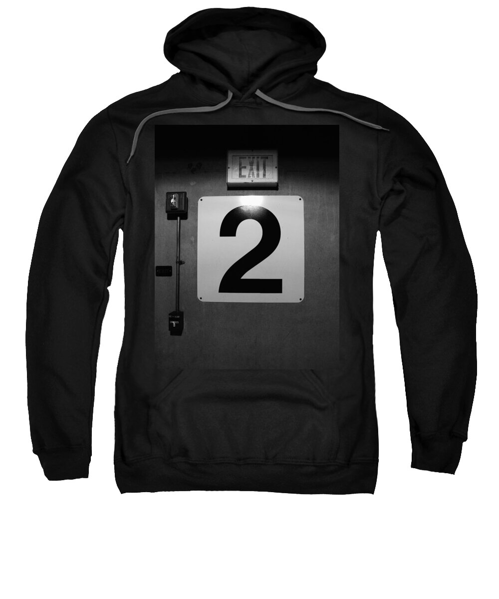 Door Sweatshirt featuring the photograph Exit Two by Bob Orsillo