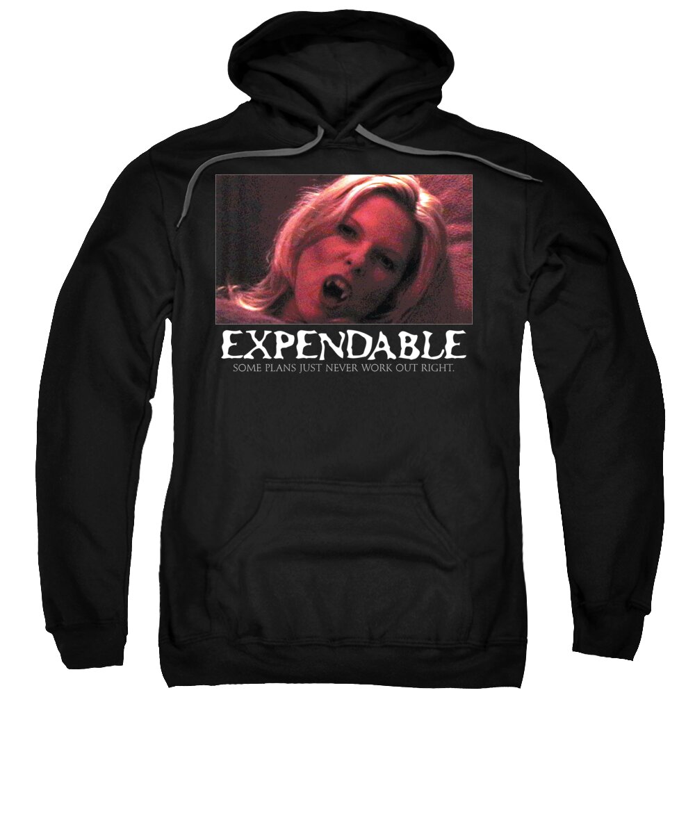 Vampire Sweatshirt featuring the digital art Expendable 1 by Mark Baranowski