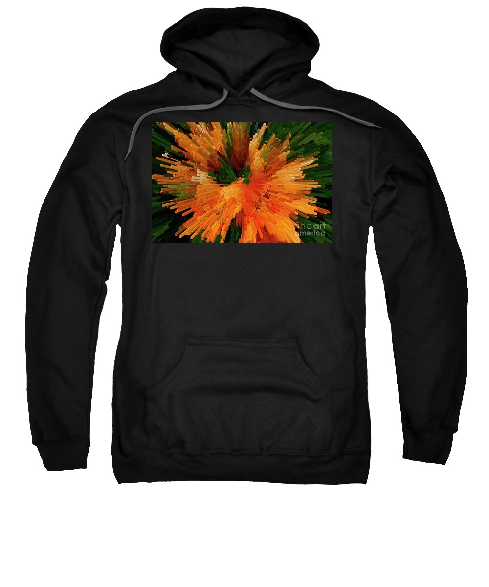 Abstract Sweatshirt featuring the photograph Extrusion Abstract Series by Marcia Lee Jones