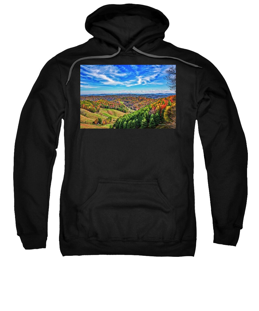 Autumn Sweatshirt featuring the photograph Green and Gold by Dale R Carlson