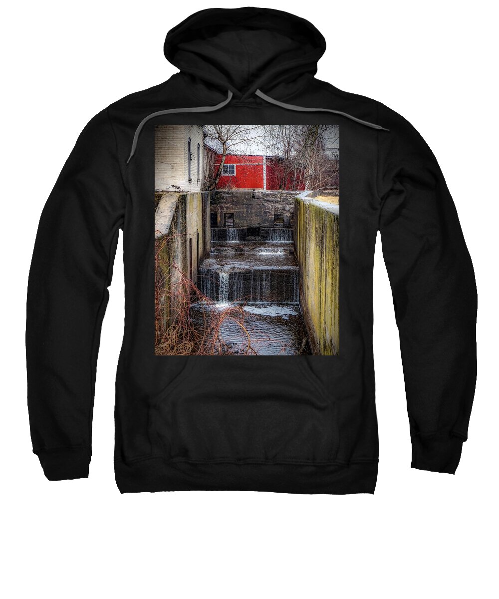  Sweatshirt featuring the photograph Feeder Canal Lock 13 by Kendall McKernon