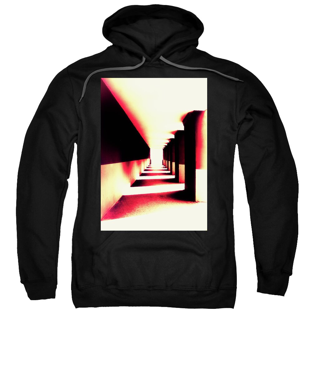 Tunnel Sweatshirt featuring the photograph Fiction by Iryna Goodall