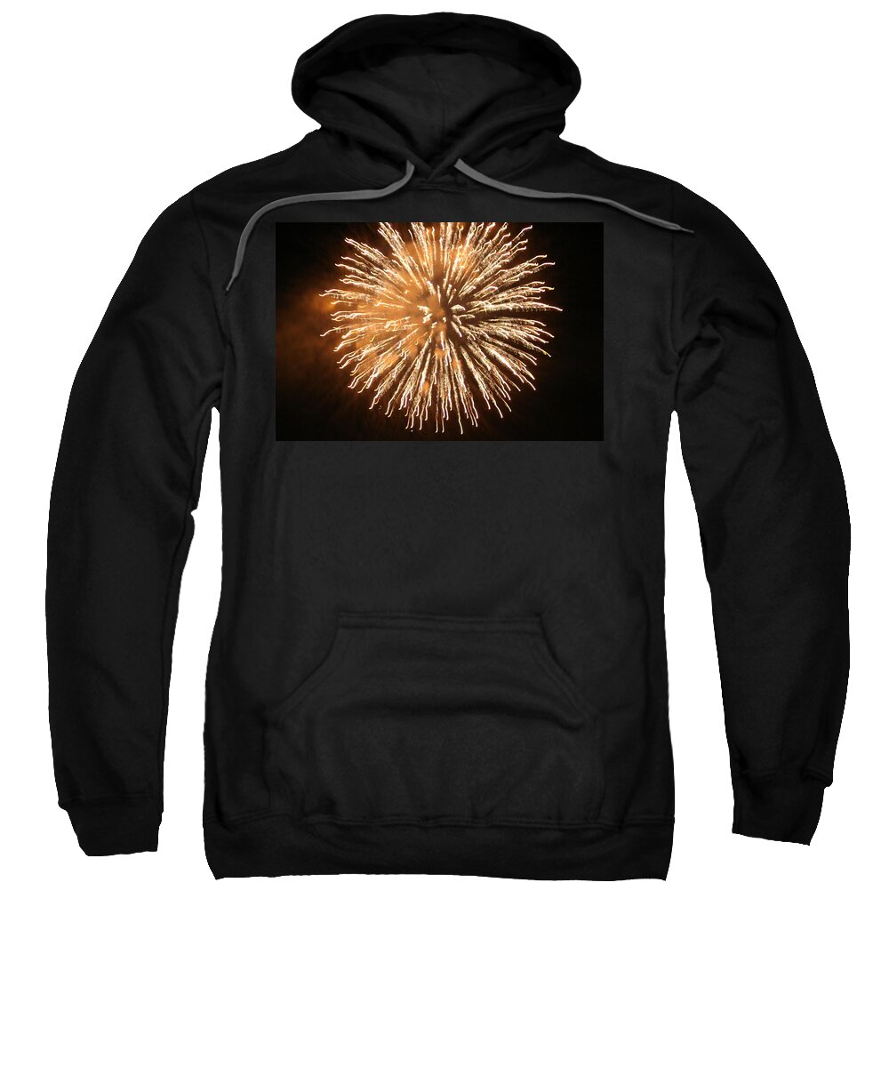 Fire Sweatshirt featuring the digital art Fireworks In The Park 5 by Gary Baird