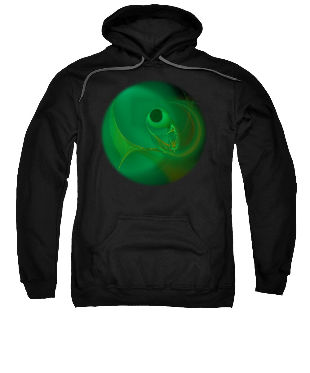 Fish Eye Sweatshirt featuring the digital art Fish Eye by Victoria Harrington