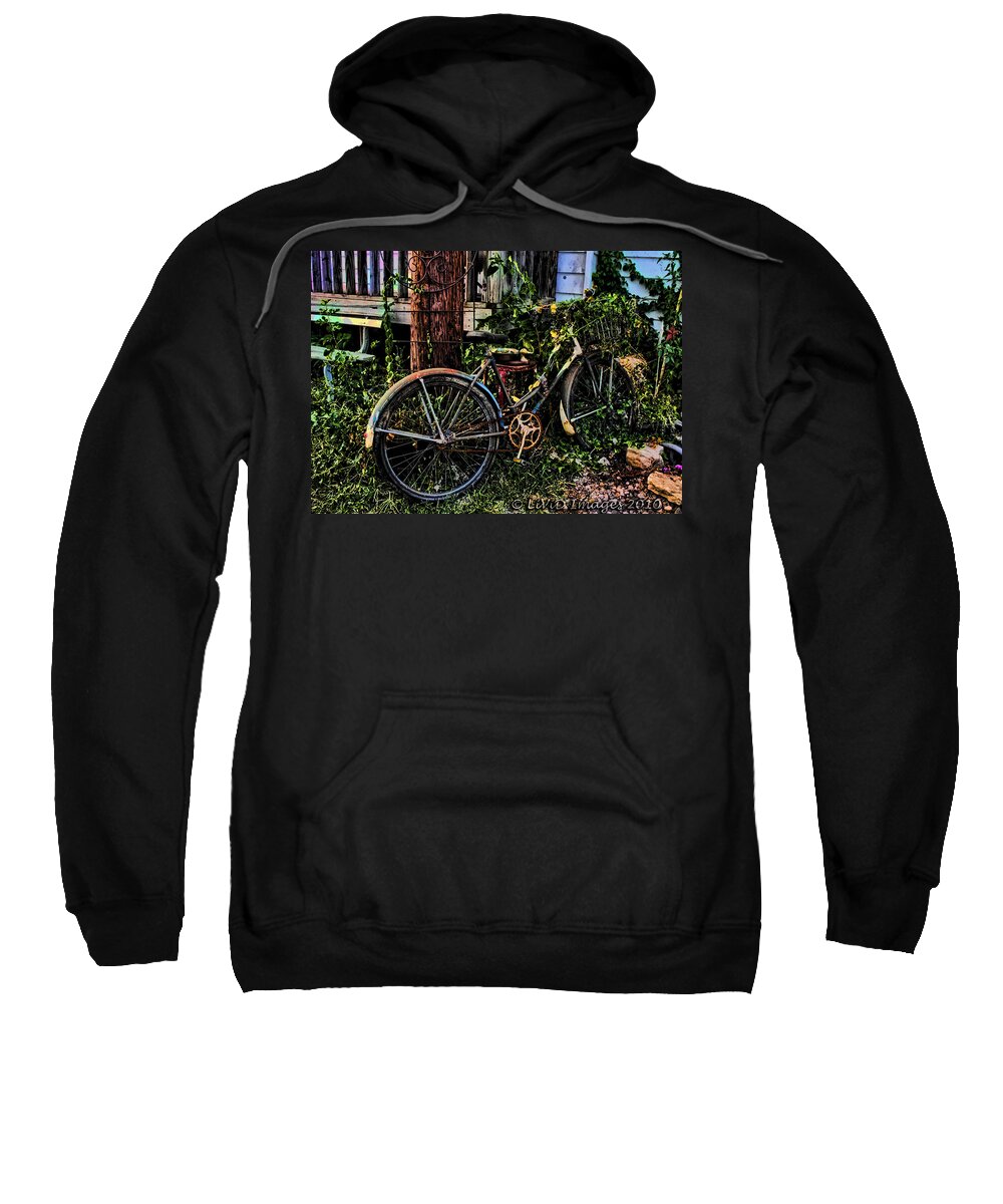 Old Sweatshirt featuring the photograph Forgotten Ride by Kristie Bonnewell