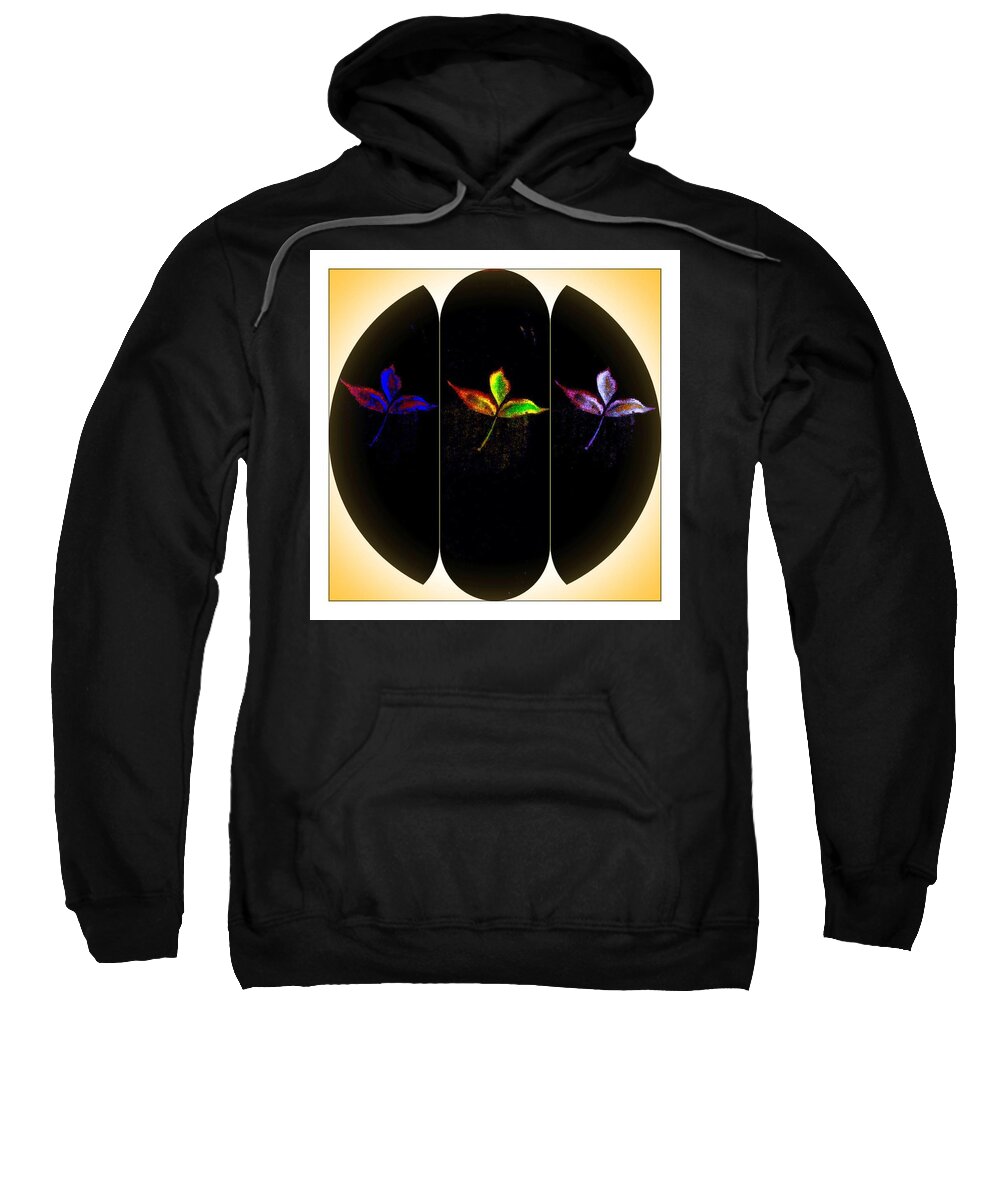 Leaves Sweatshirt featuring the photograph Framing Autumn by Nick Heap