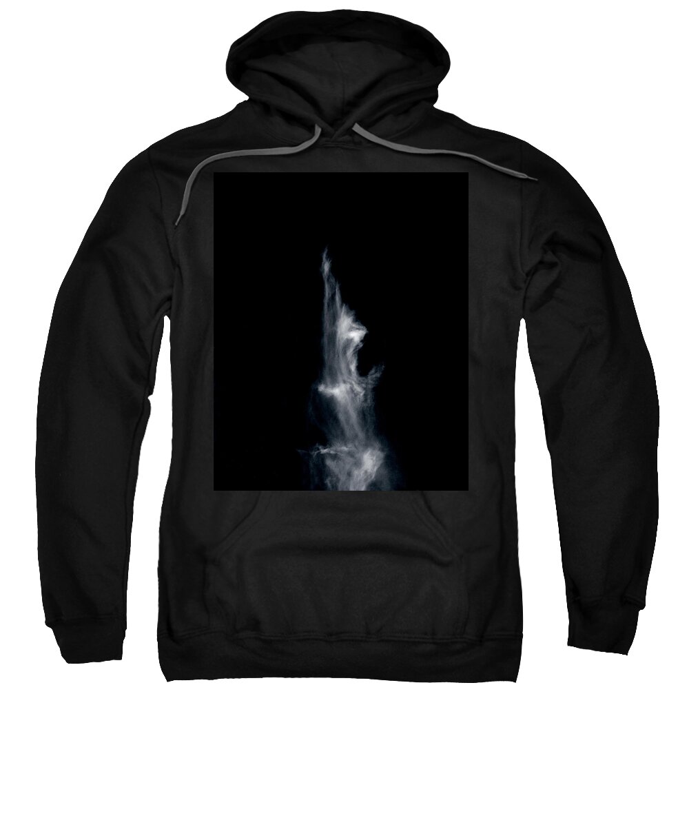 Black And White Sweatshirt featuring the photograph Freed Soul by Maggy Marsh