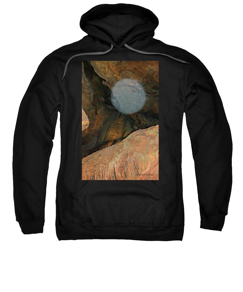 Orb Sweatshirt featuring the photograph Ghostly Presence by DigiArt Diaries by Vicky B Fuller