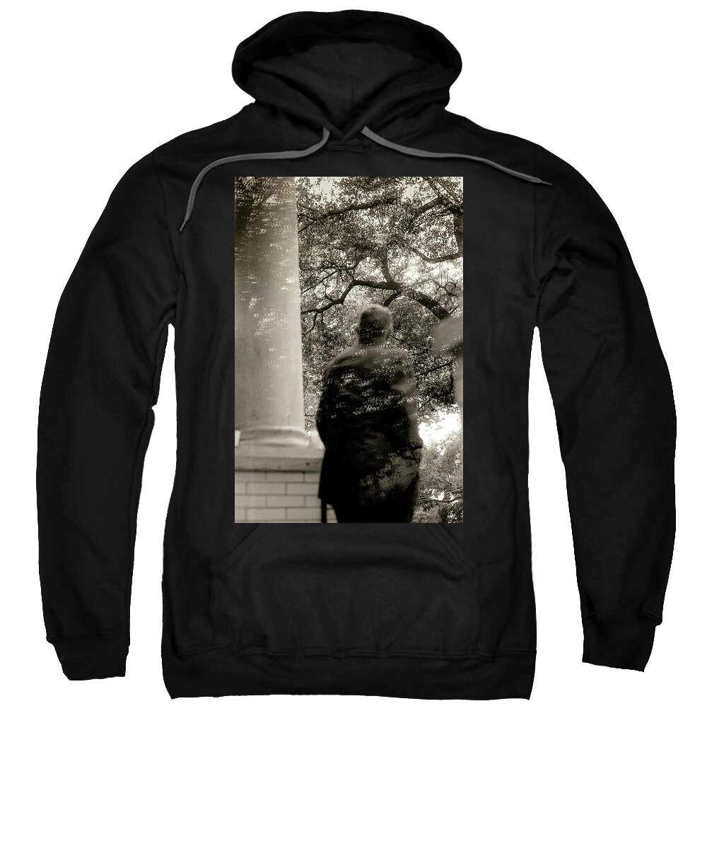 New Orleans Sweatshirt featuring the photograph He Once Was There by KG Thienemann
