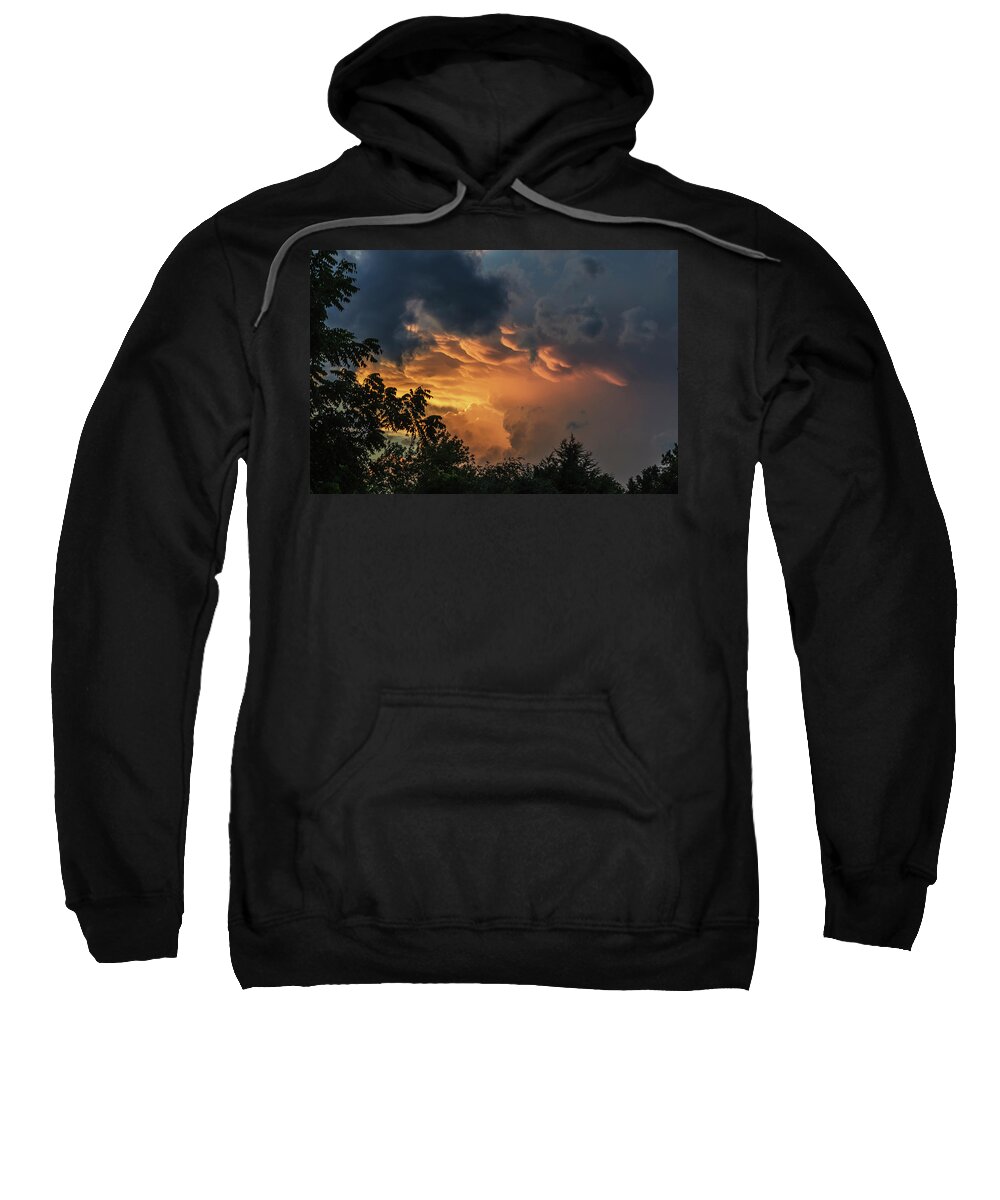 Clouds Sweatshirt featuring the photograph Heavenly Clouds by Jim Shackett