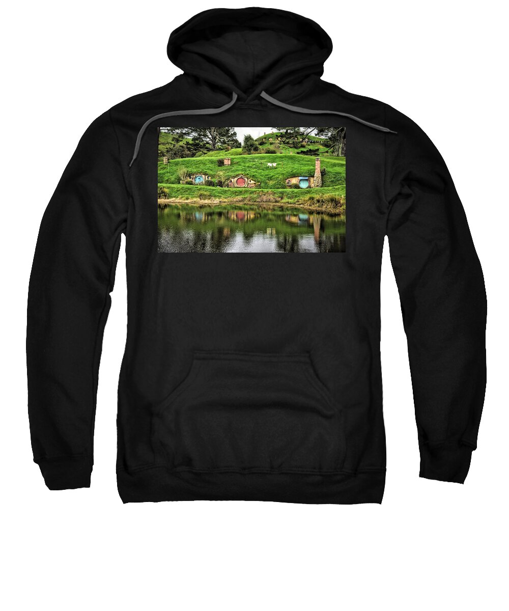 Photograph Sweatshirt featuring the photograph Hobbit by the Lake by Richard Gehlbach
