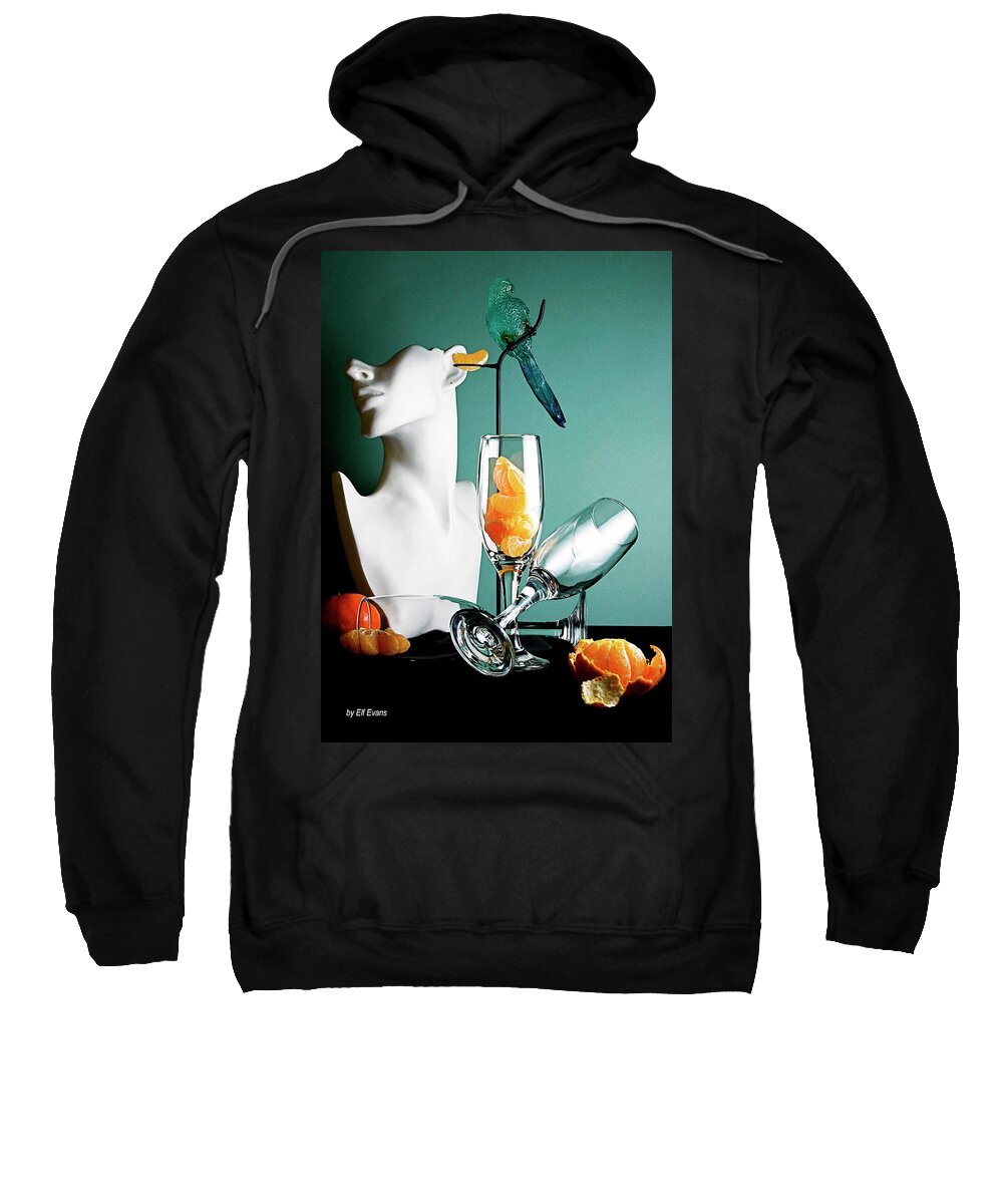 Stylllyfe Sweatshirt featuring the photograph Honor To Karo 3 by Elf EVANS