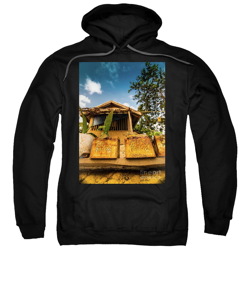Hut Sweatshirt featuring the photograph Hot Hot Hut by Adam Isfendiyar