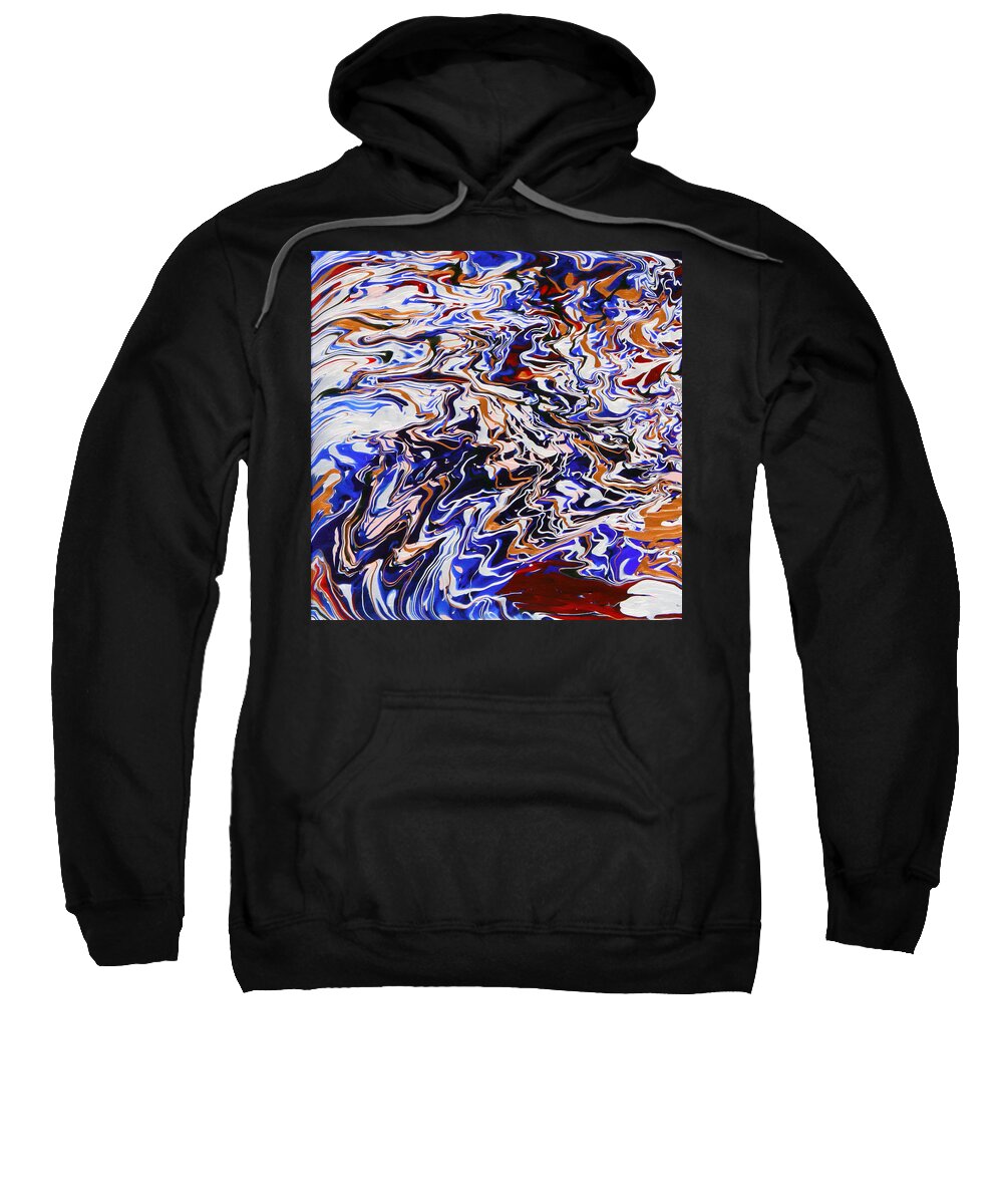 Fusionart Sweatshirt featuring the painting Immersion by Ralph White
