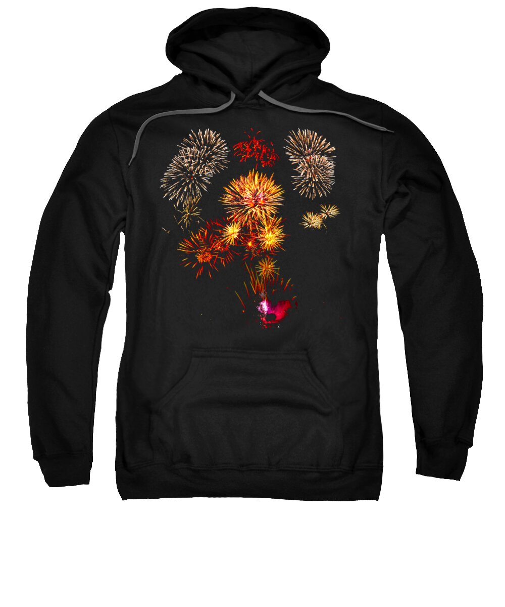 Fireworks Sweatshirt featuring the photograph Independence Day by Greg Norrell