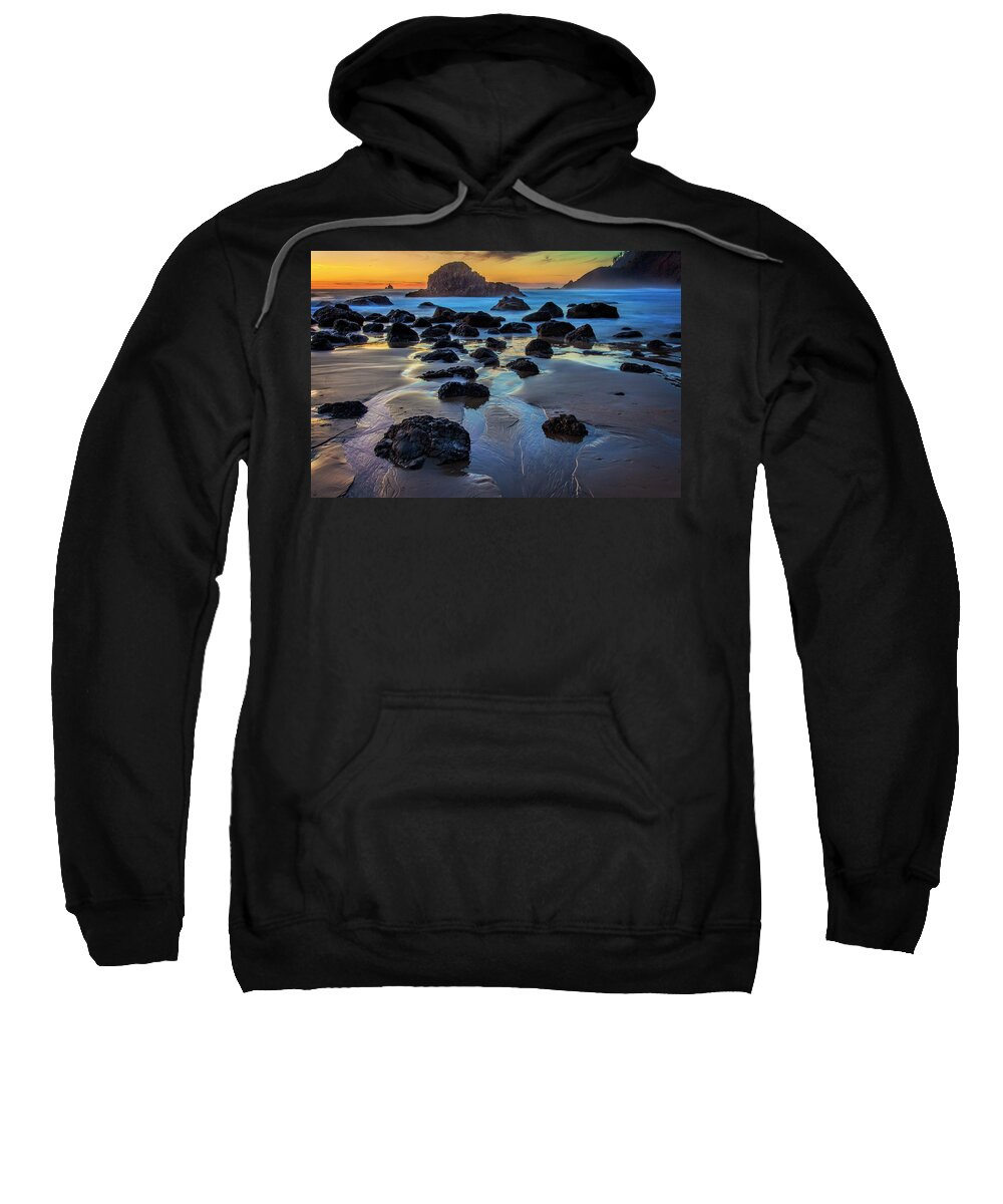 Oregon Sweatshirt featuring the photograph Indian Sunset by Diana Powell