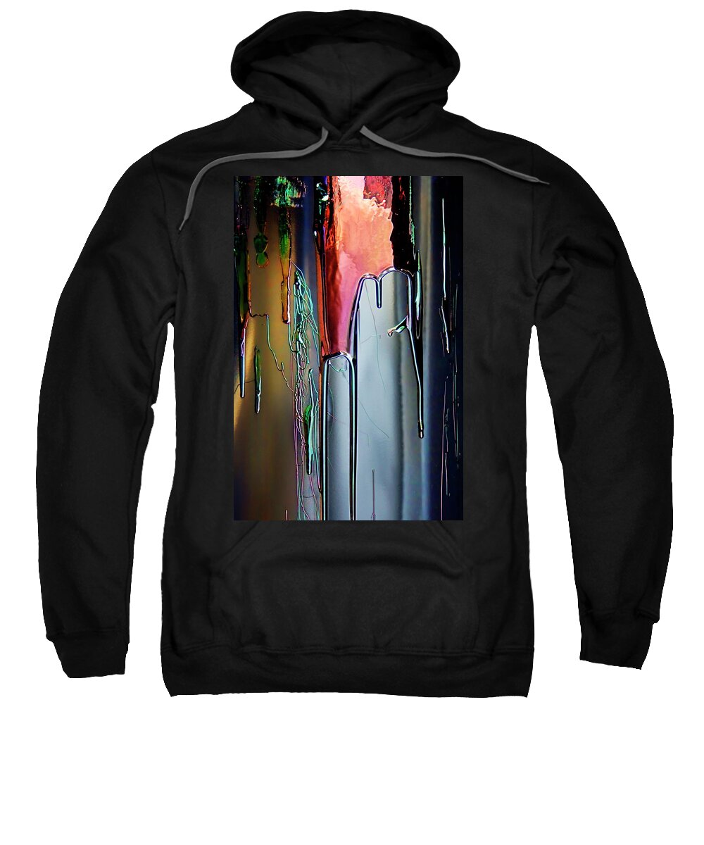 Iridescent Sweatshirt featuring the photograph Ink Drum by Frances Miller