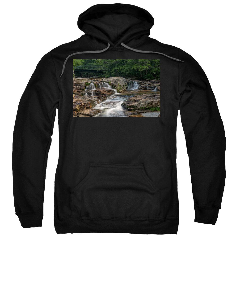 Photograph Sweatshirt featuring the photograph Jackson Falls by Cindy Lark Hartman