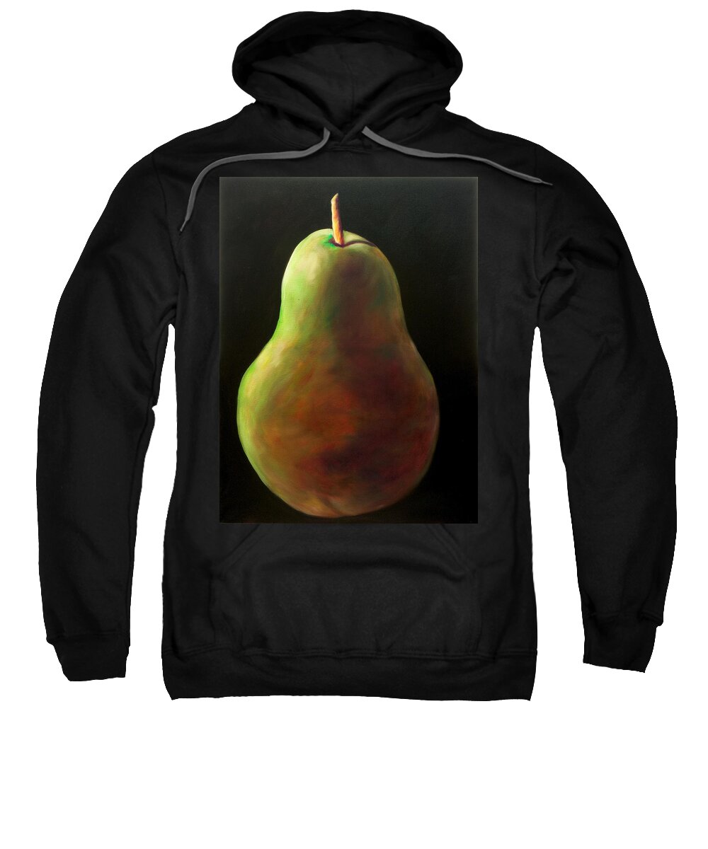 Pear Sweatshirt featuring the painting Jan by Shannon Grissom