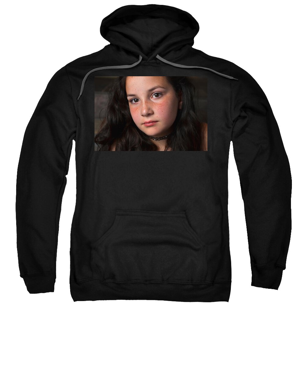 Reunion Sweatshirt featuring the photograph Karly by Carle Aldrete