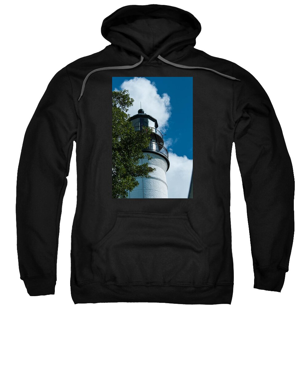 1848 Sweatshirt featuring the photograph Key West Lighthouse by Brian Green