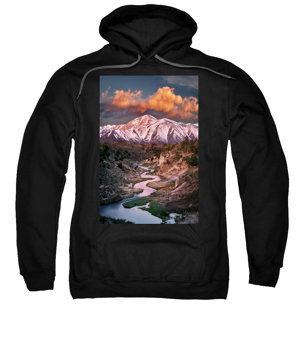 Sunrise Sweatshirt featuring the photograph Leading Lines by Nicki Frates