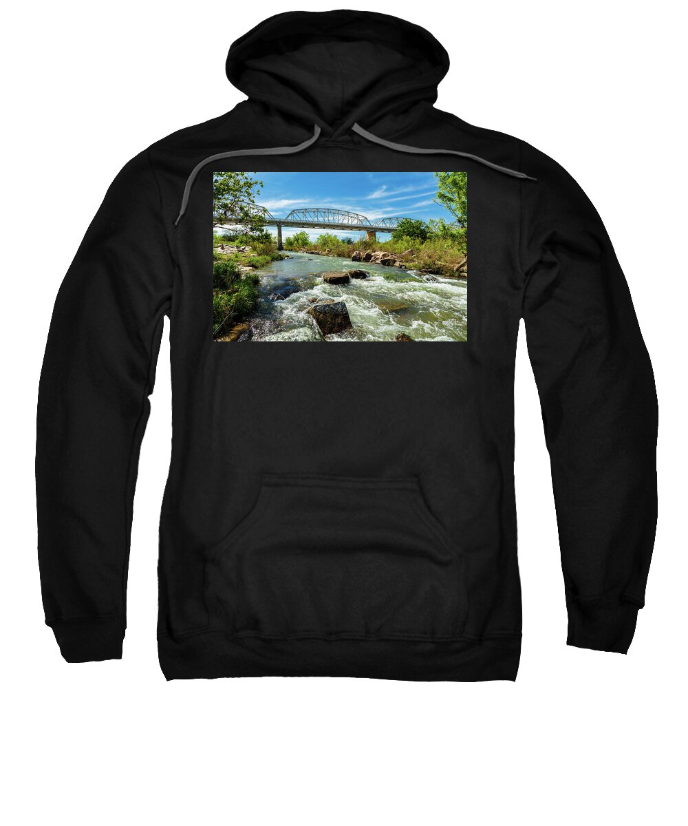 Highway 71 Sweatshirt featuring the photograph Llano River by Raul Rodriguez