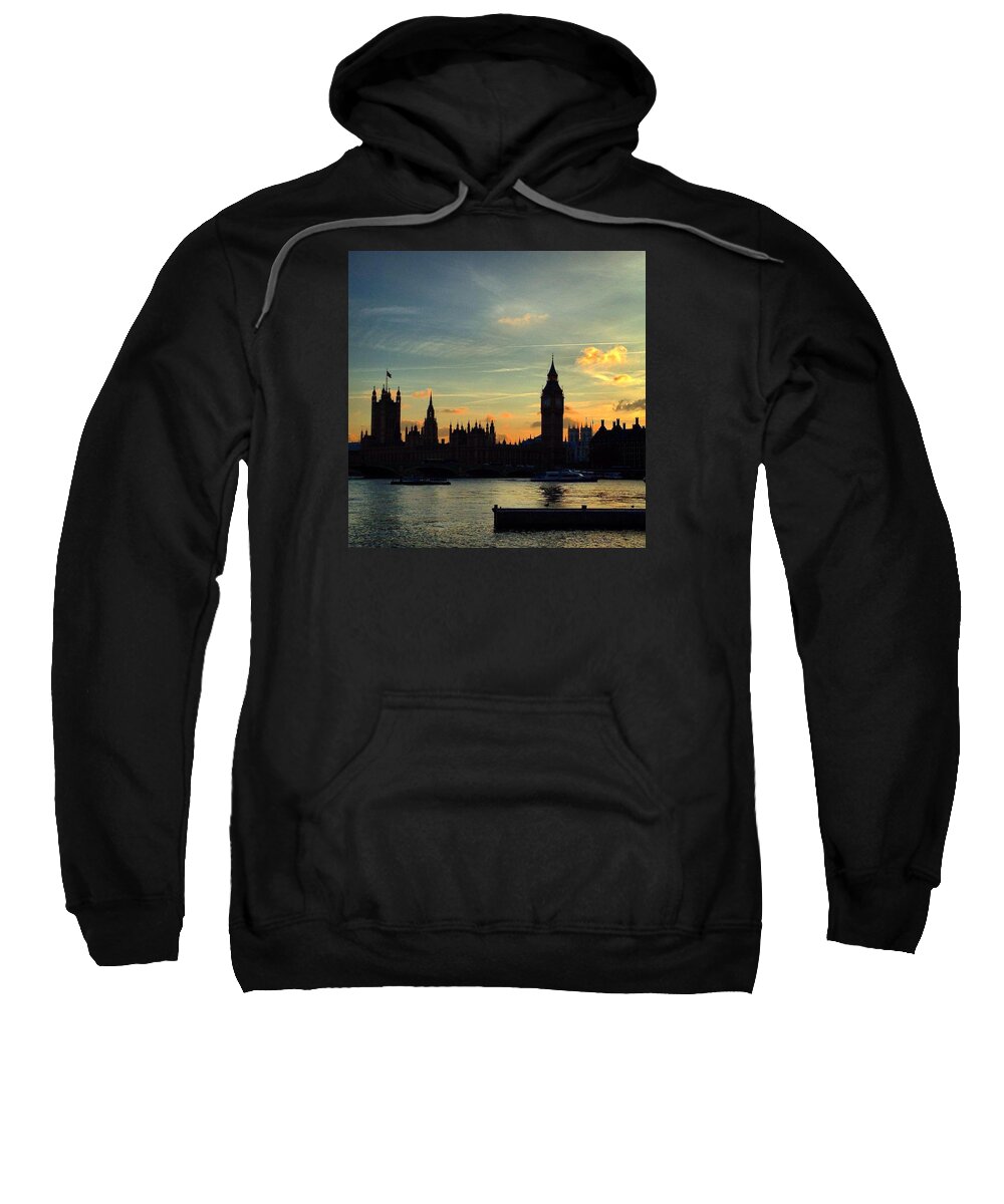 London Sweatshirt featuring the photograph London, at Sunset by Craig Gilbraith