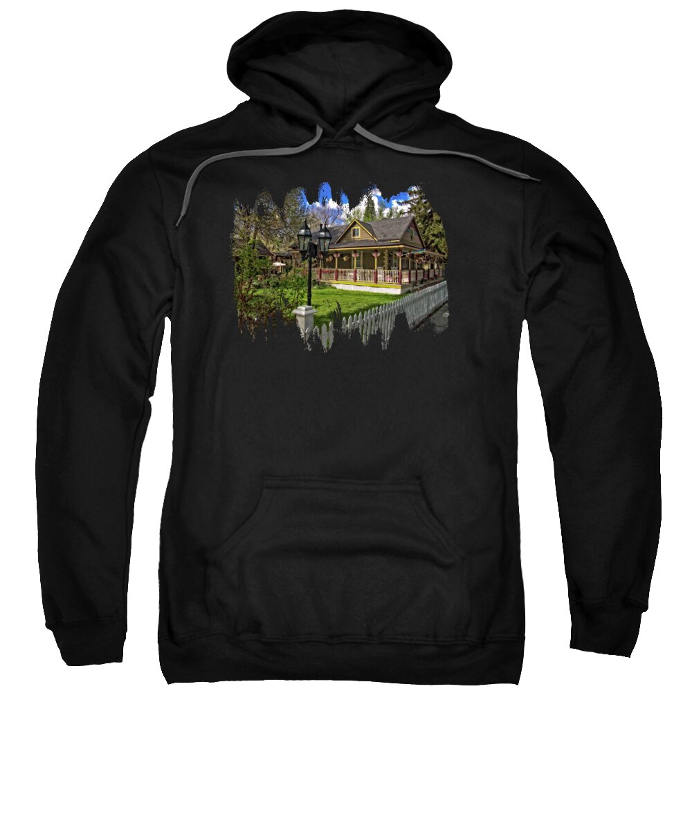 Hdr Sweatshirt featuring the photograph Louis Prang House by Thom Zehrfeld