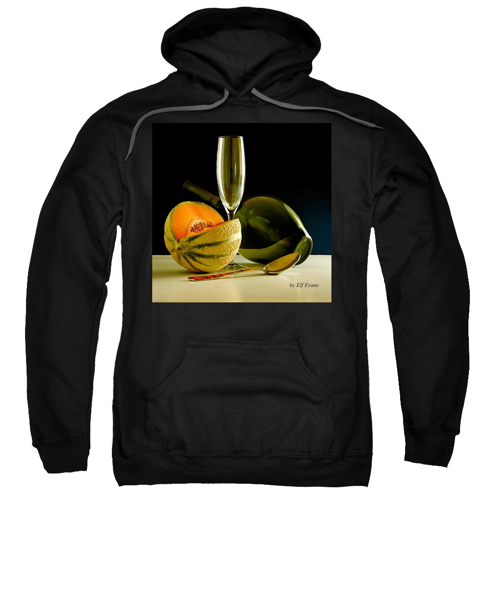 Melon Sweatshirt featuring the photograph Lunch Time by Elf EVANS