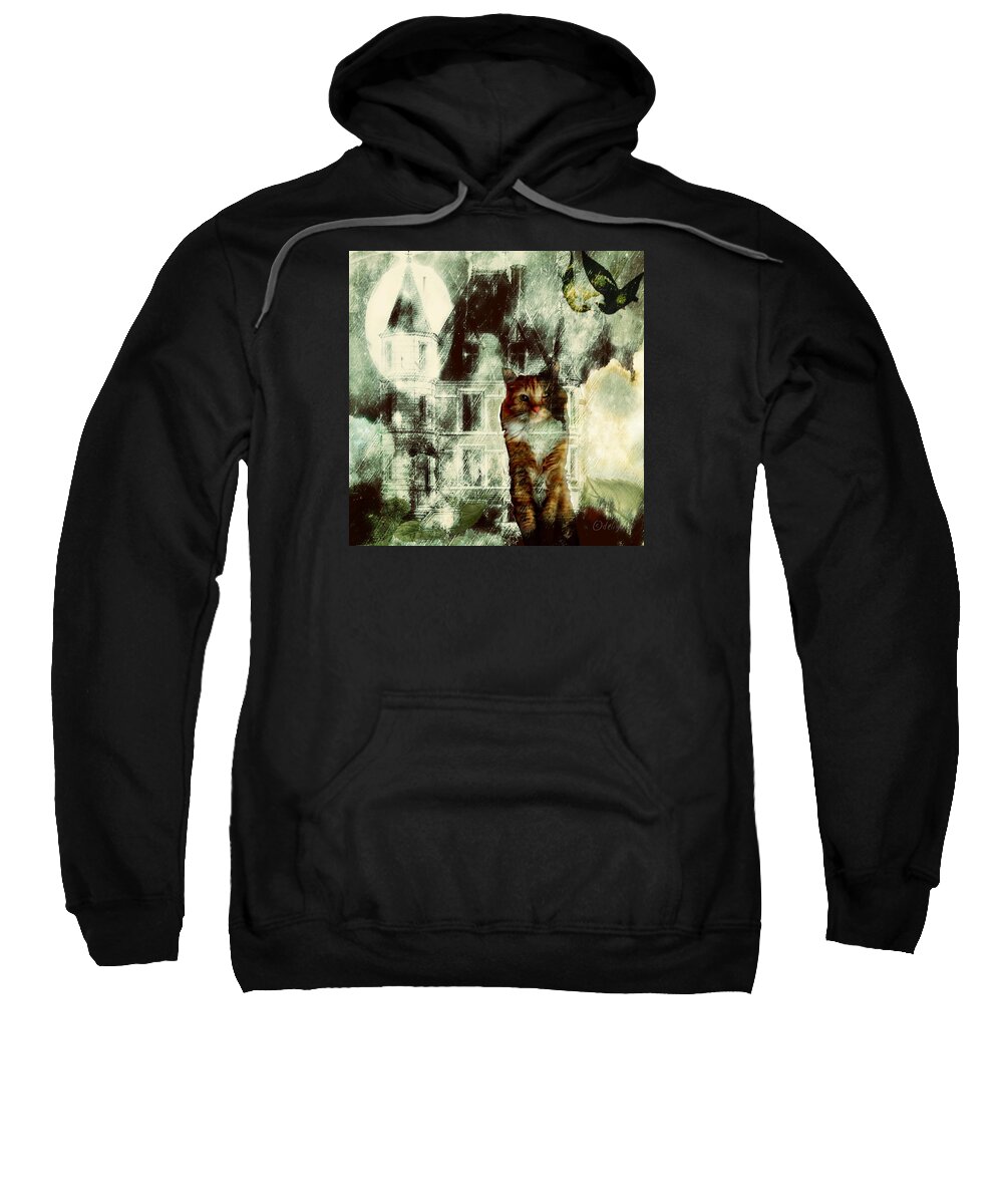 Animals Sweatshirt featuring the digital art Man of the House by Delight Worthyn