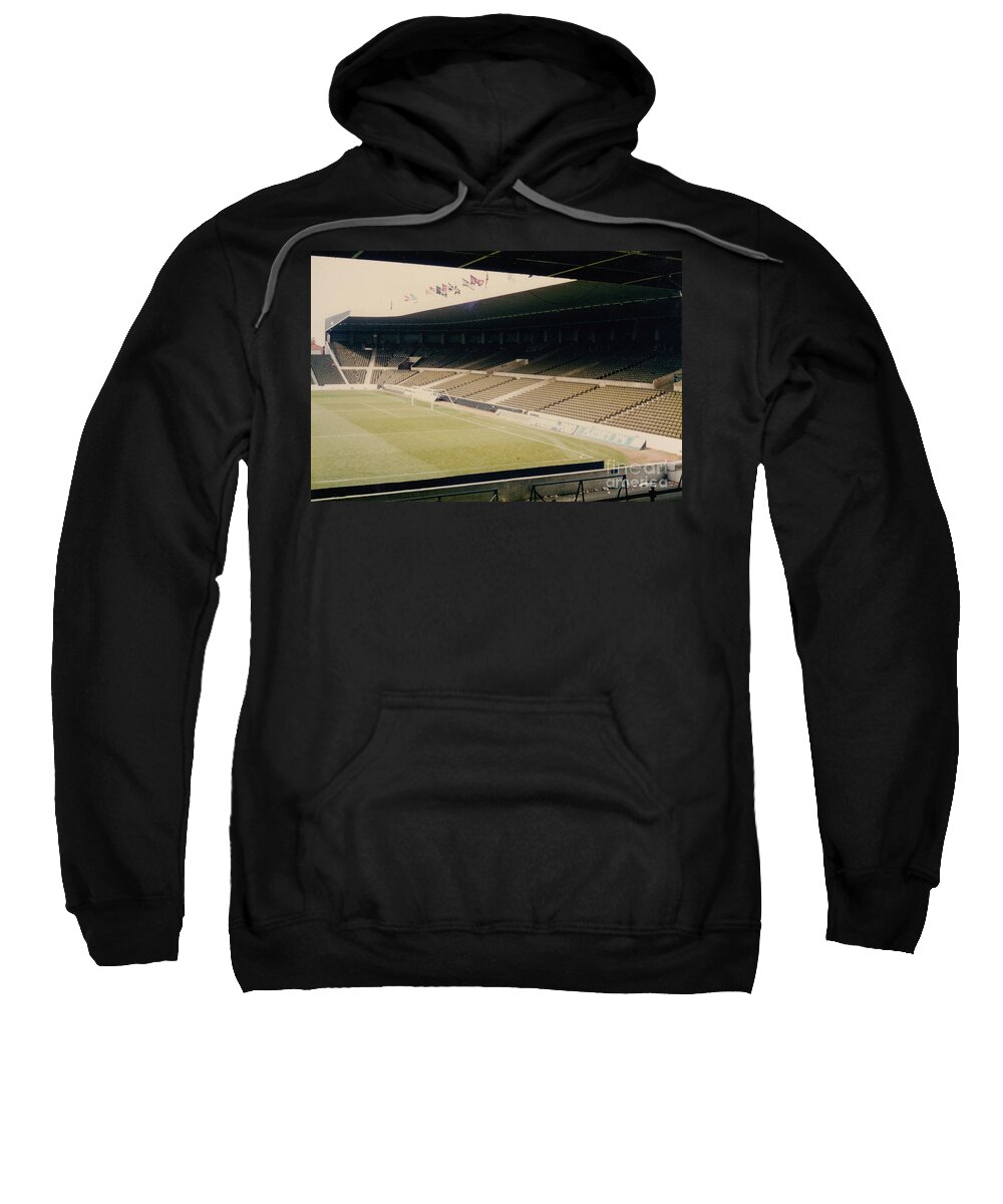 Manchester City Sweatshirt featuring the photograph Manchester City - Maine Road - North Stand 1 - 1970s by Legendary Football Grounds
