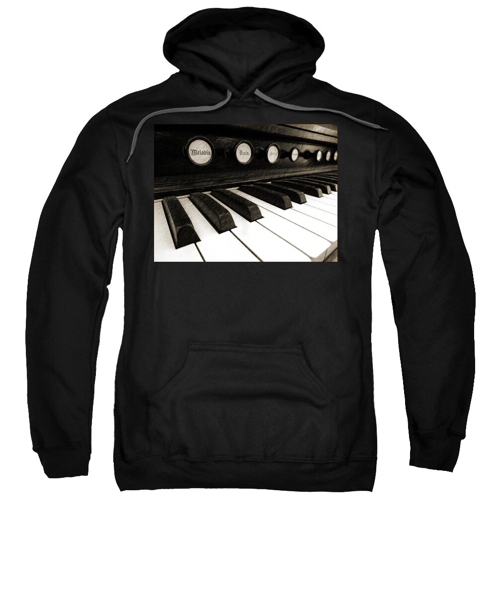 Music History Sweatshirt featuring the photograph Melodia by David T Wilkinson