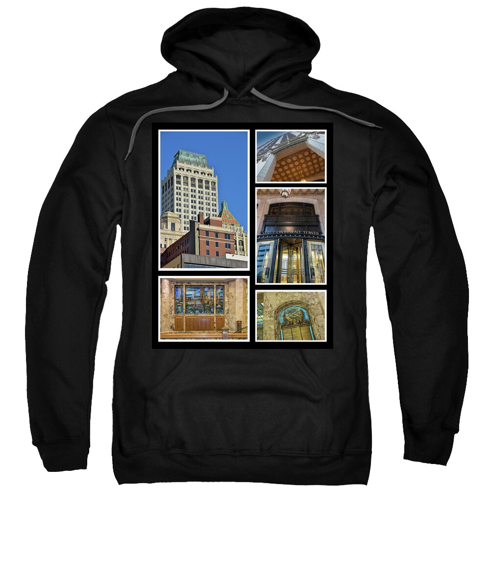 Mid-continent Sweatshirt featuring the photograph Mid-Continent Tower Tulsa by Bert Peake