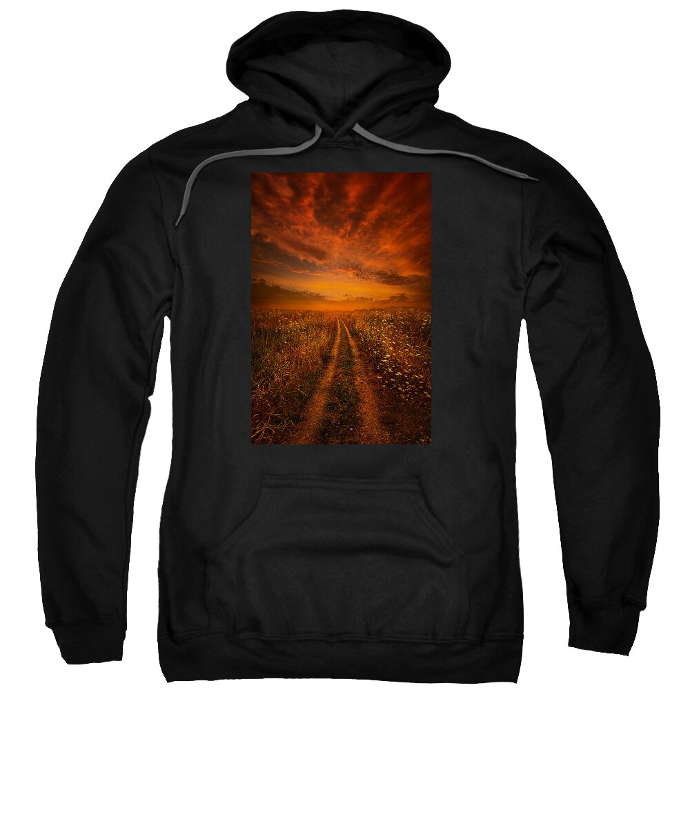 Road Sweatshirt featuring the photograph Miles and Miles Away by Phil Koch