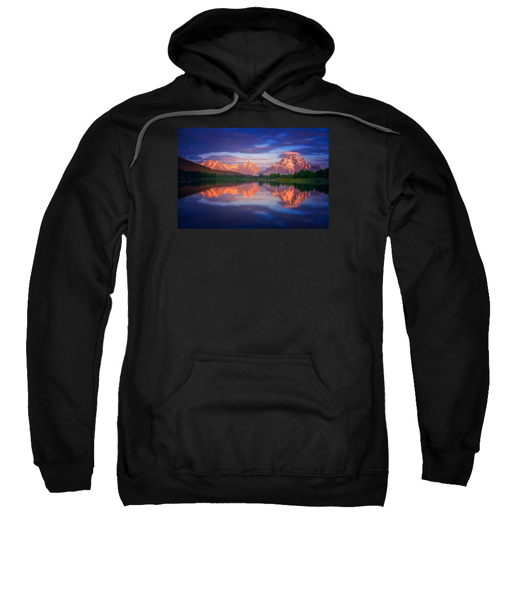 Mountains Sweatshirt featuring the photograph Moran Cloudcap by Darren White